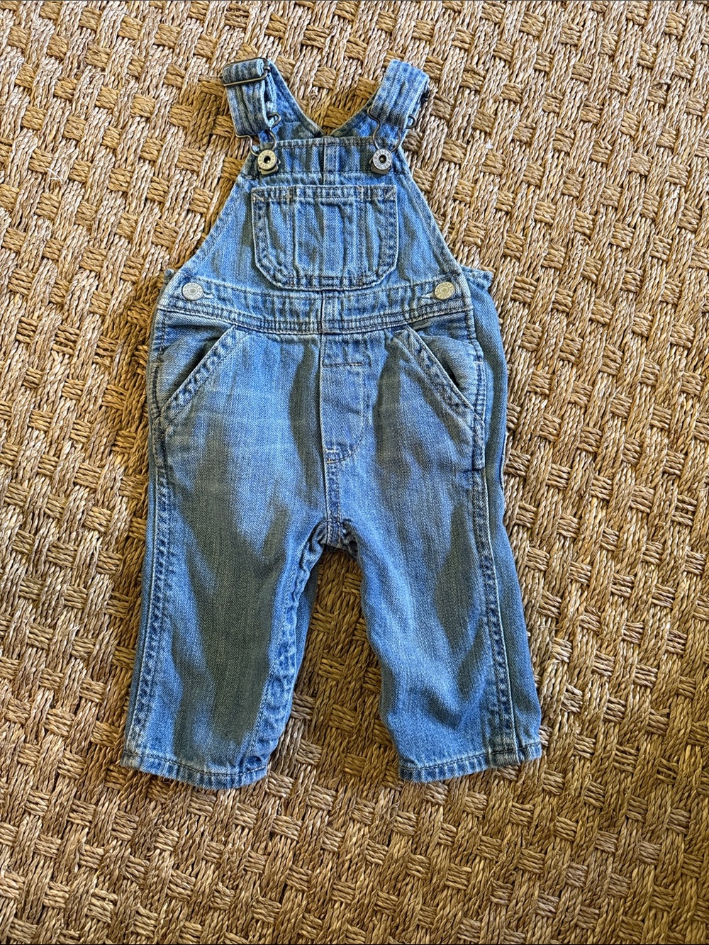 GAP Light Blue Denim Overalls for Kids